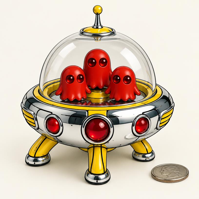 Original fictional fake bedlam demonz concept and decorative rendercoin